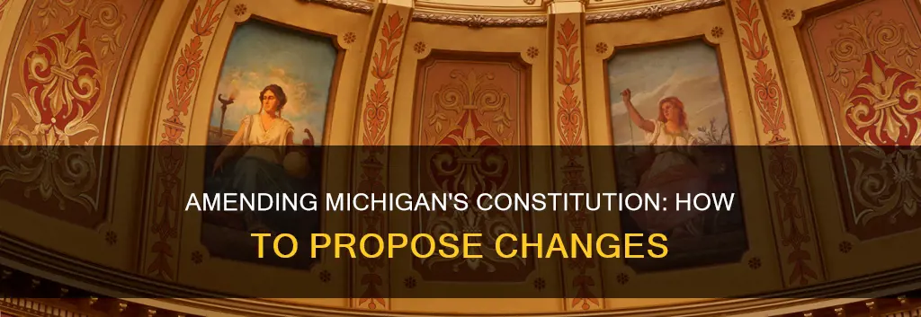 what ways can an amendments to michigan constitution be proposed
