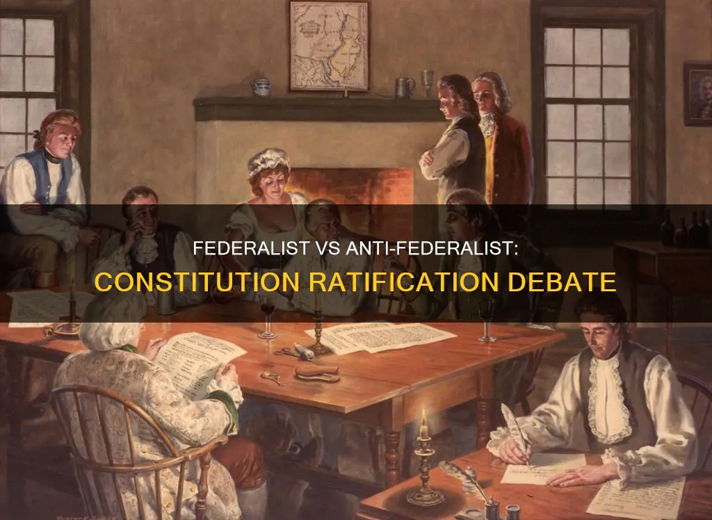 what were arguments for and against ratifying the constitution