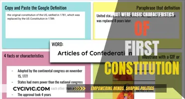 The First Constitution: Basic Characteristics and Their Lasting Impact