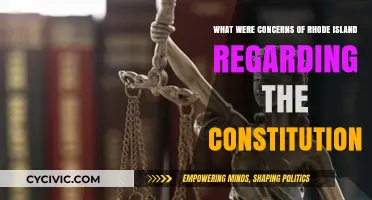 Rhode Island's Constitution Concerns: What Were They?