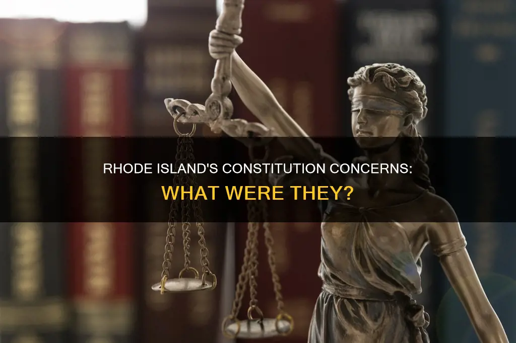 what were concerns of rhode island regarding the constitution