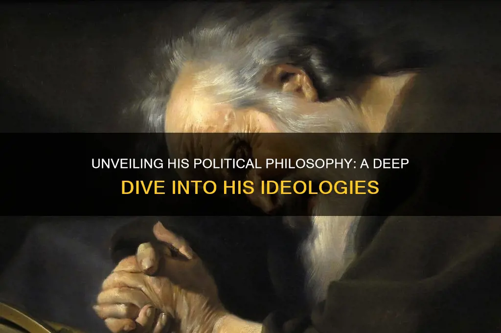 what were his political thoughts