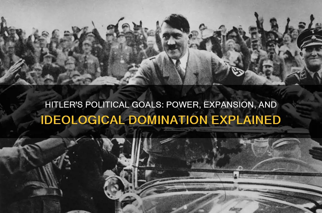 what were hitler political goals