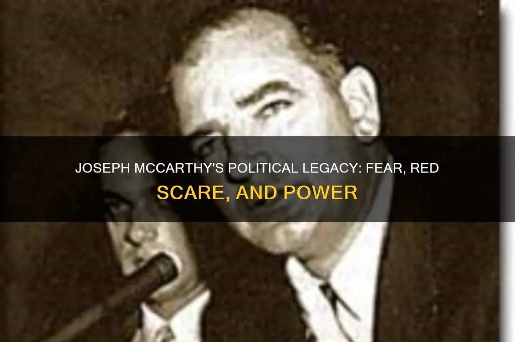 what were joseph mccarthy politics