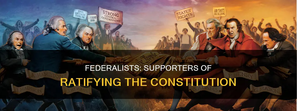 what were people who supported ratifying the constitution called