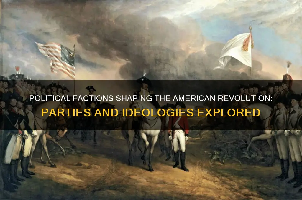 what were political parties of the american revolution