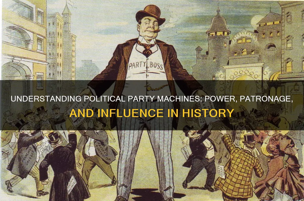what were political party machines
