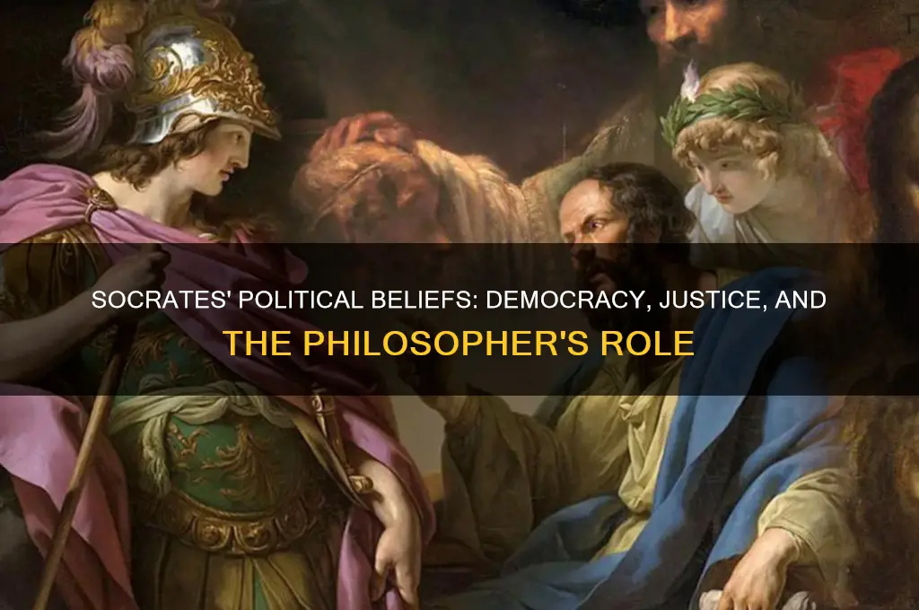 what were socrates political beliegs