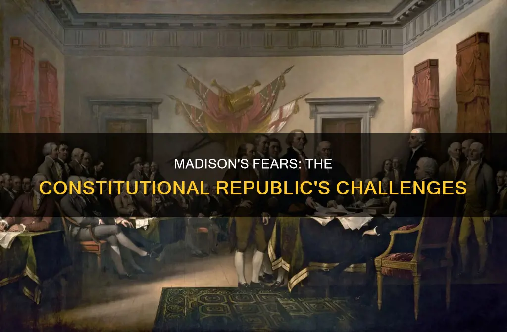 what were some fears to madison and the constitutional republic