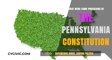 Key Provisions of Pennsylvania's Constitution