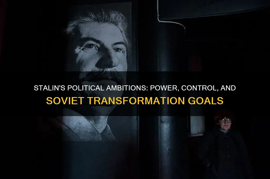 what were stalins political goals