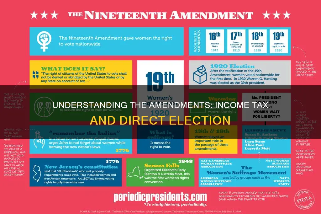 what were the 16th and 17th amendments to the constitution