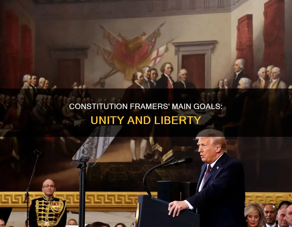 what were the 2 main goals of the constitution framers