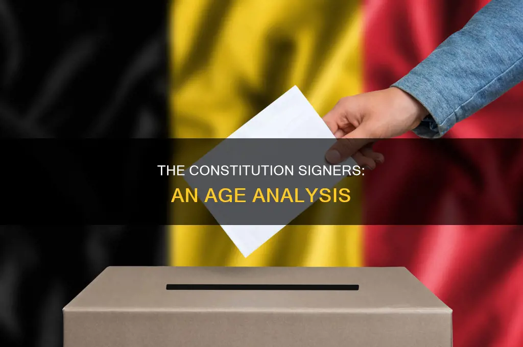what were the ages of the signers of the constitution