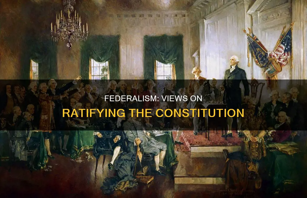 what were the different viewpoints over ratifying the constitution