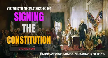 Federalists' Constitution Signing: Reasons and Rationales