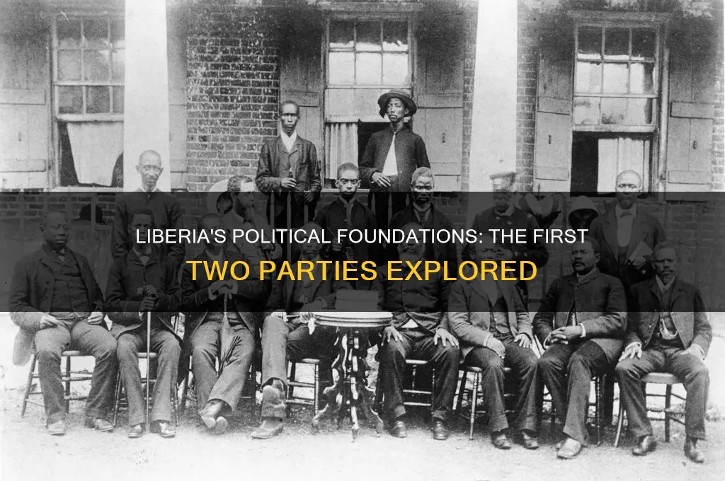 what were the first two political parties established in liberia