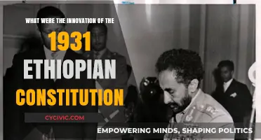 Ethiopia's 1931 Constitution: Innovations and Their Impact