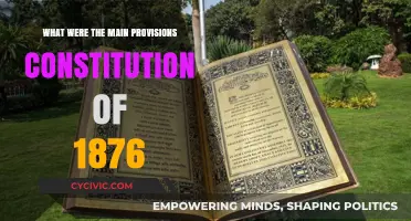 Key Provisions of the 1876 Constitution