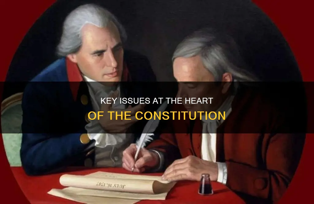 what were the majiot issues at the constitution vonvention