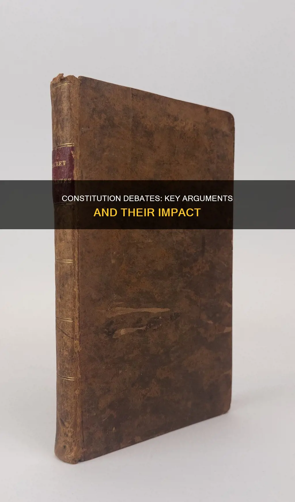 what were the major debates over the constitution