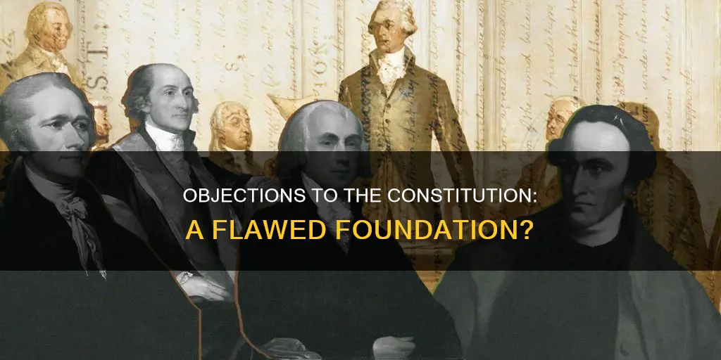 what were the objections to the new constitution