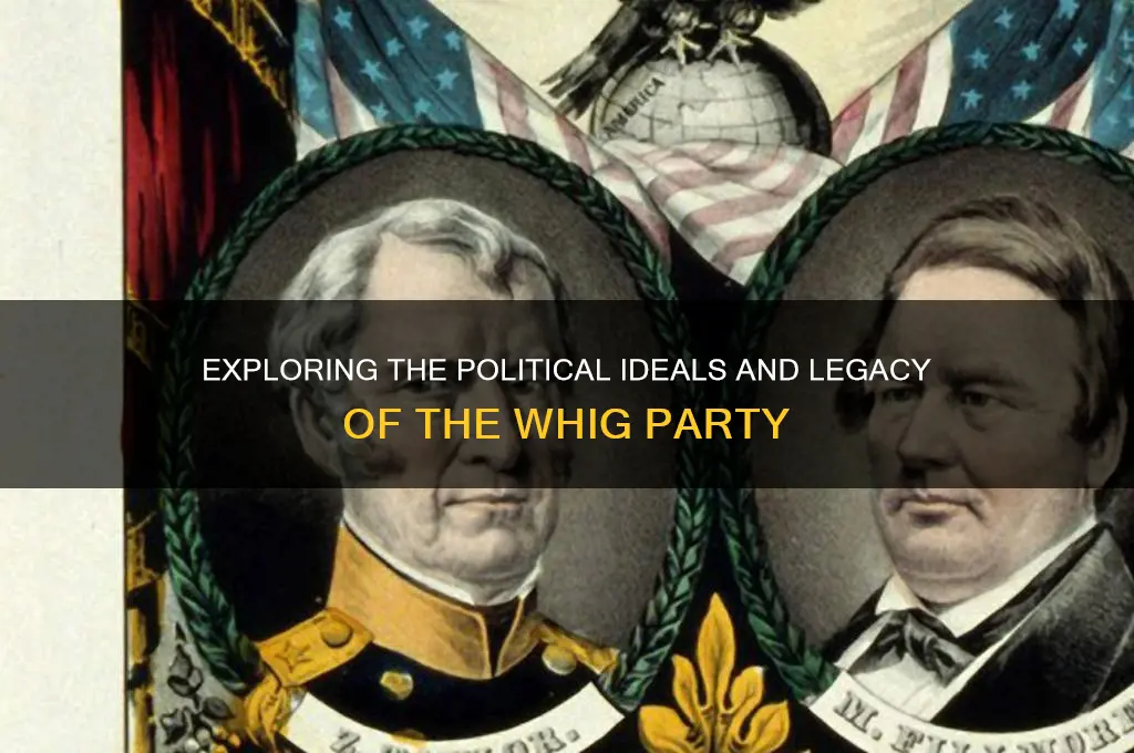 what were the political beliefs of the whig party