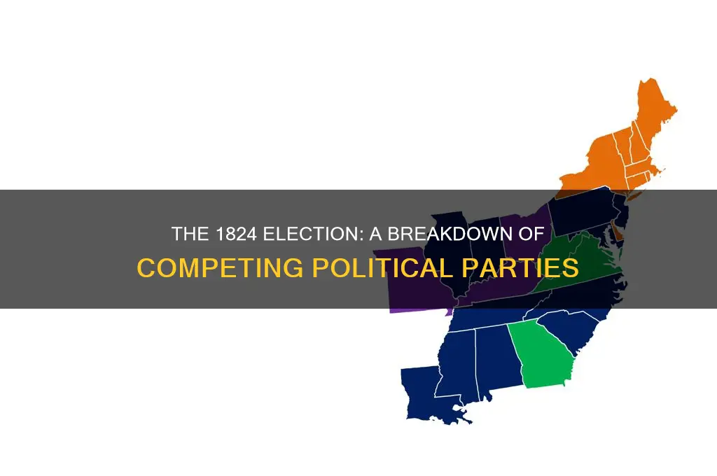 what were the political parties in the election of 1824