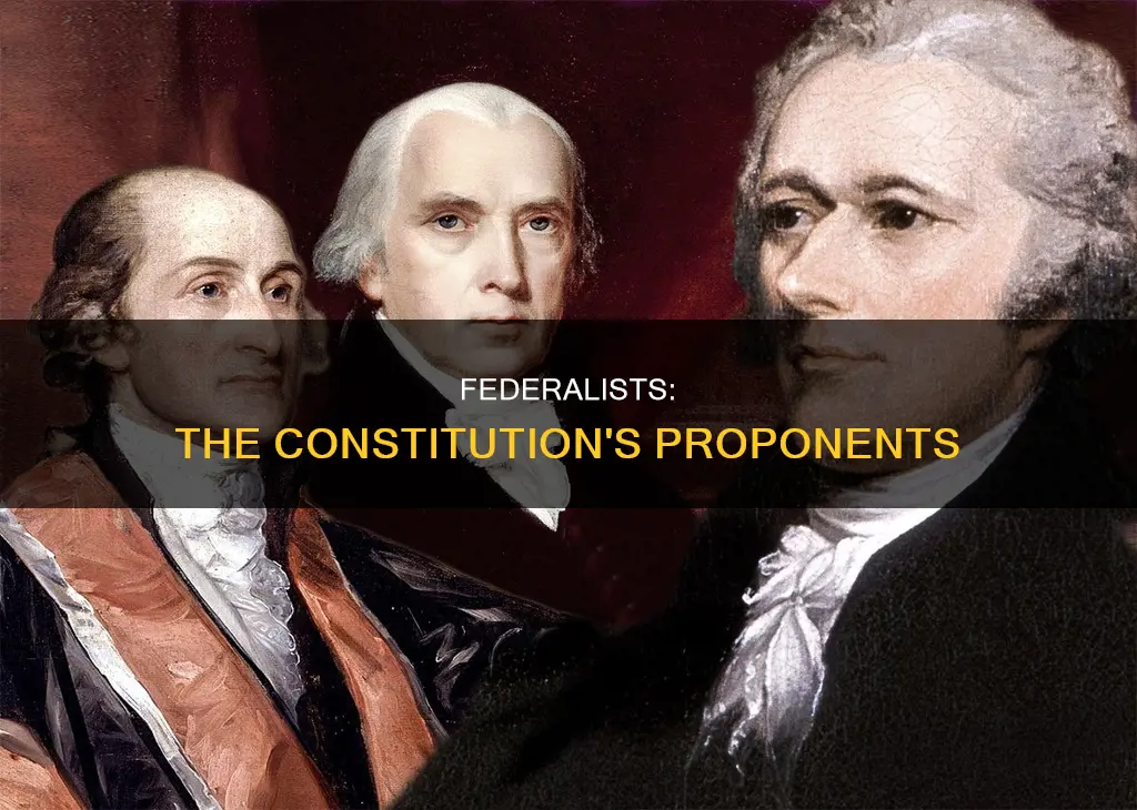 what were the proponents of the constitution called