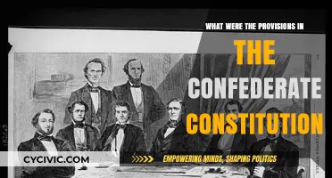 Provisions in the Confederate Constitution: A Historical Overview