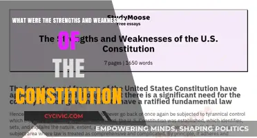 Constitution's Strengths and Weaknesses: A Balancing Act