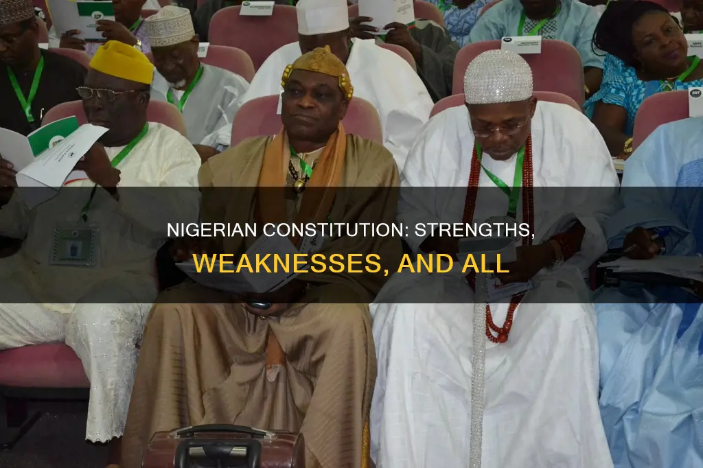 what were the strengths and weaknesses of the nigerian constitution