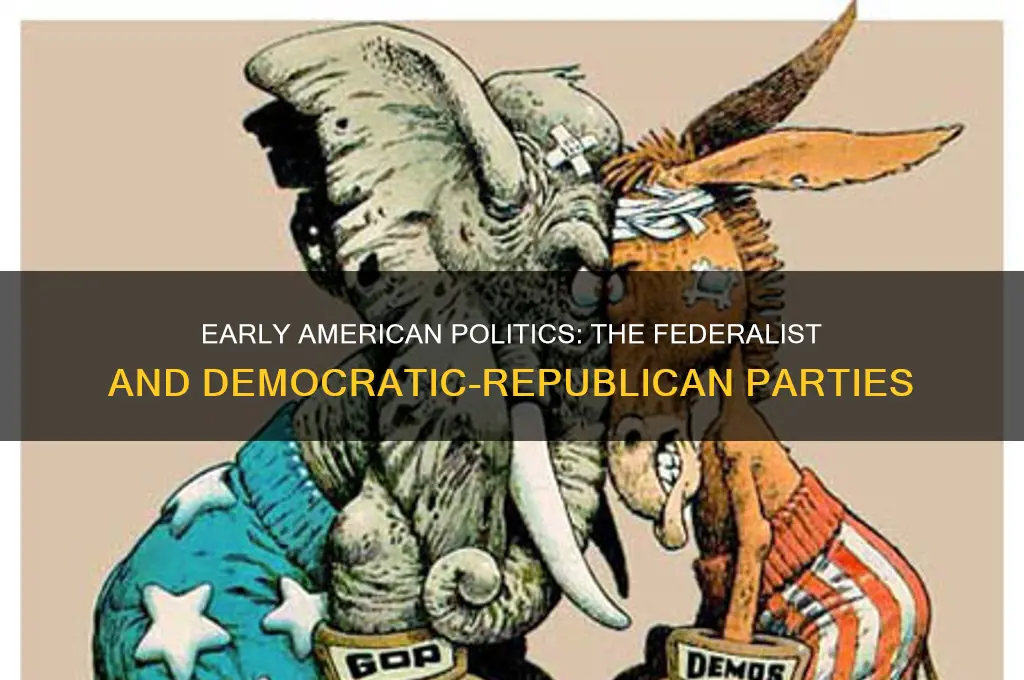 what were the two main political parties from 1789-1828