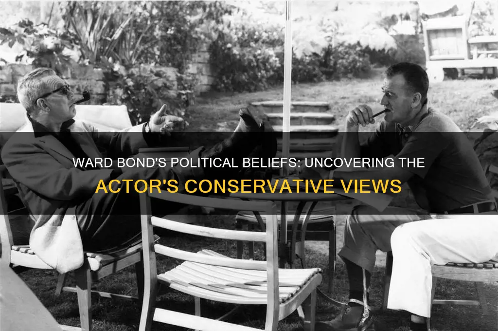 what were ward bonds politics