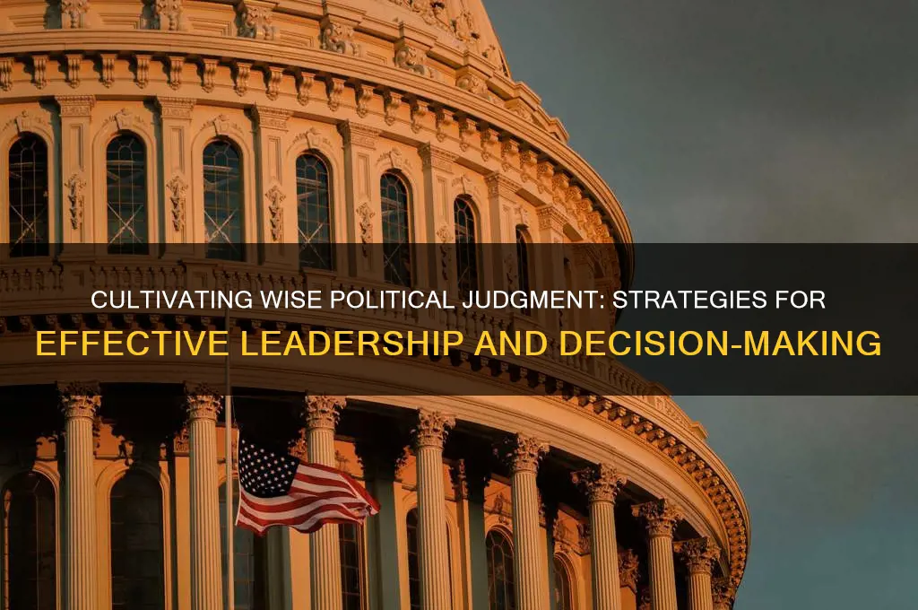 what wise political judgement