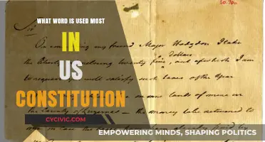 The US Constitution's Most Prominent Word