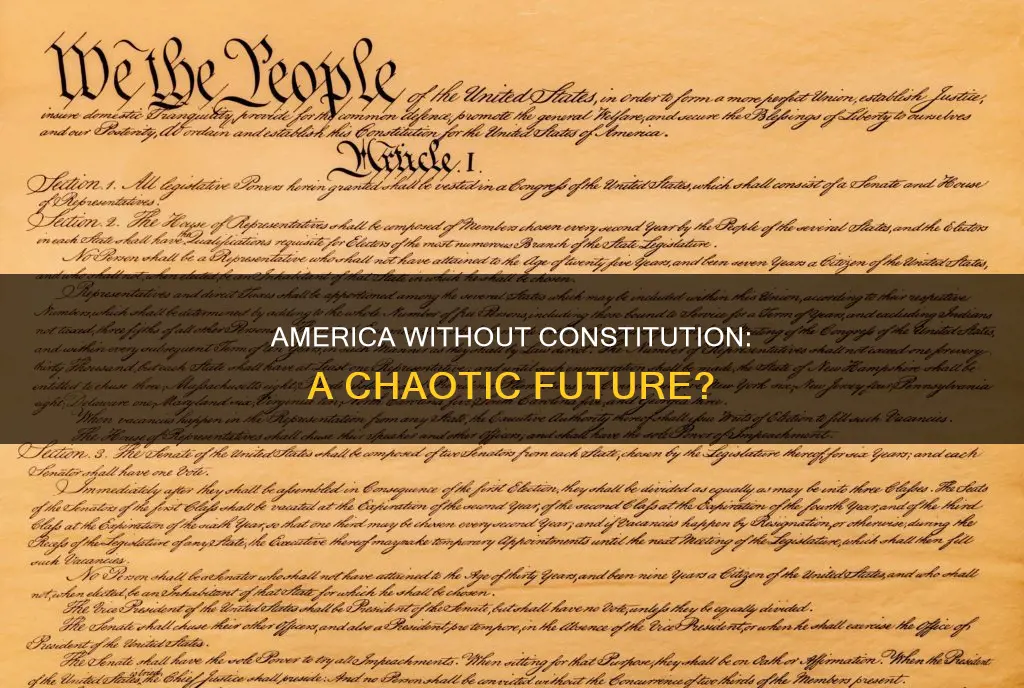 what would america be like without the constitution
