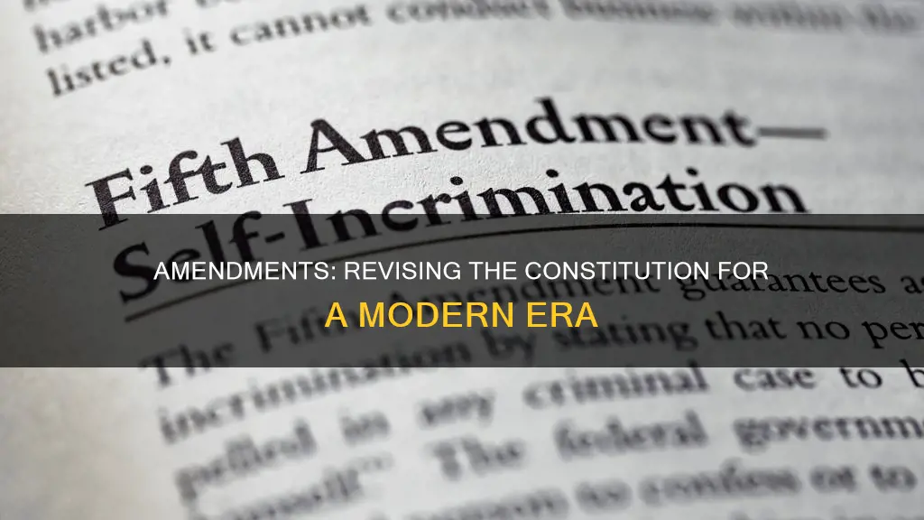 what would be any revision to the constitution