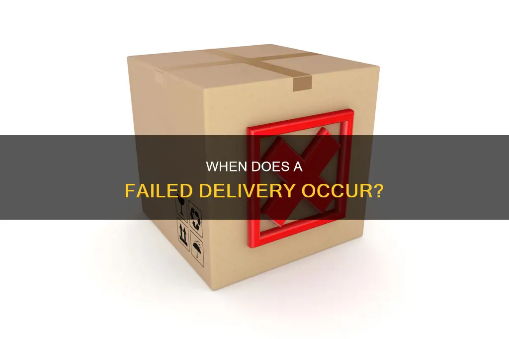 what would constitute a failure to make delivery