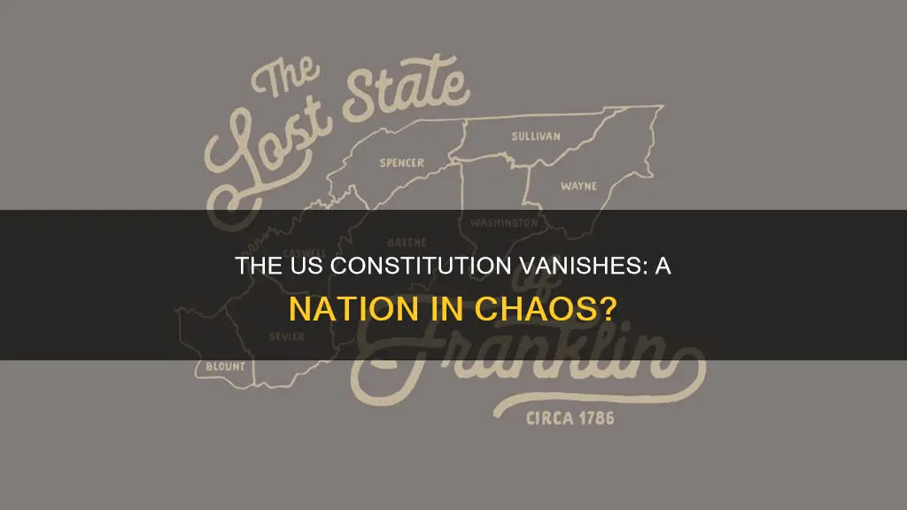what would happen if the us constitution disappeared