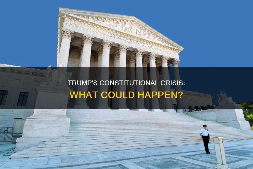 what would happen if trump creates a constitutional crisis