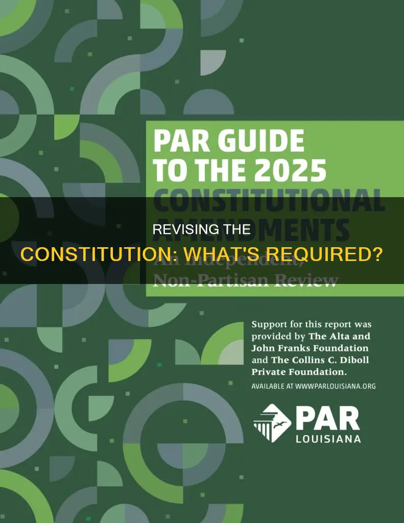 what would it take to rewrite the constitution