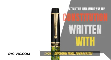 Writing Tools Used to Draft the US Constitution