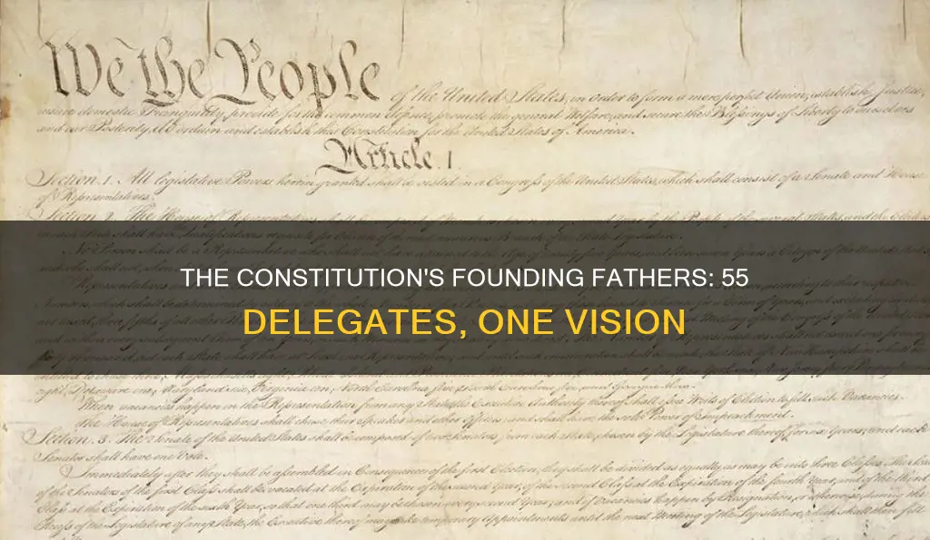 what year 55 delegates ratified the constitution