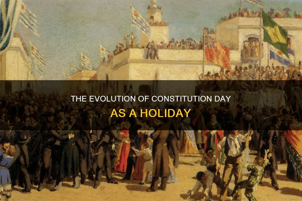 what year did constitution day become a holiday