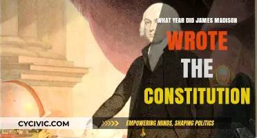 The Year James Madison Penned the Constitution