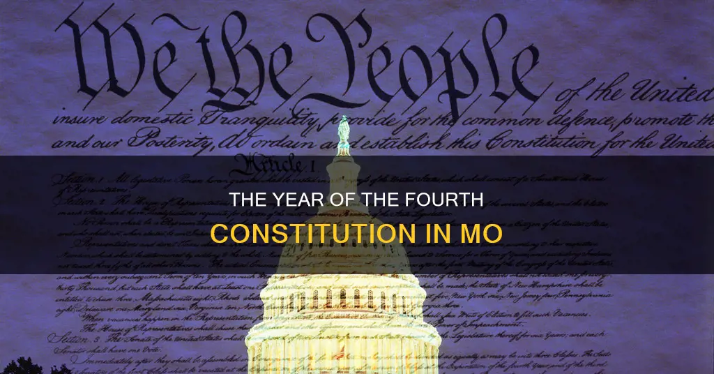 what year did mo get its fourth constitution