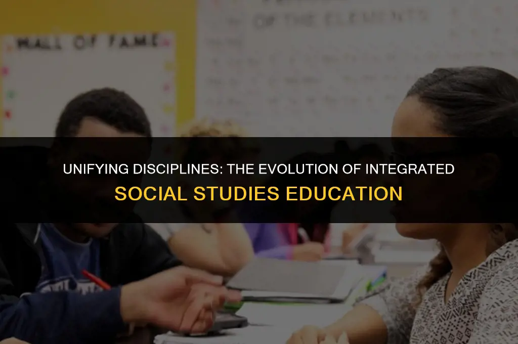 what year did schools integrate hisory geography and political science
