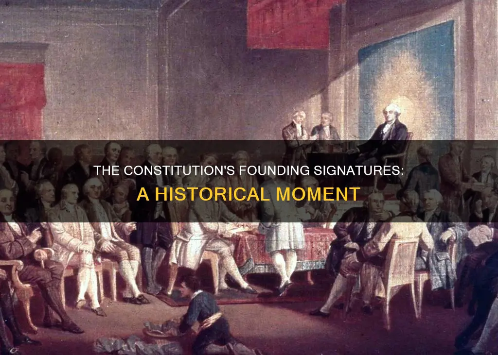 what year did the delegates sign the constitution