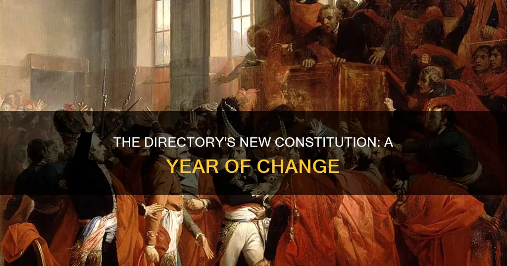 what year did the directory adopt a new constitution